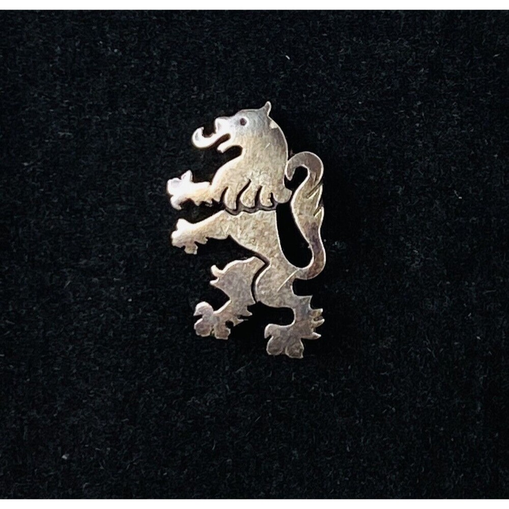 James Avery Lion Rampant of Scotland Silver Tie Tack FIRM